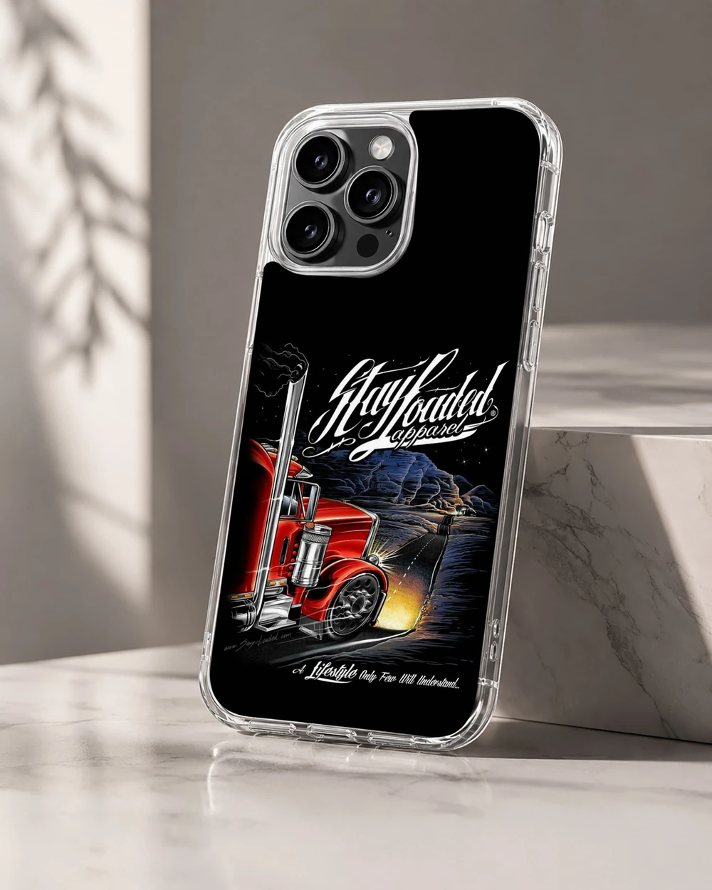 American Truck iPhone 16 Pro cover with vibrant design